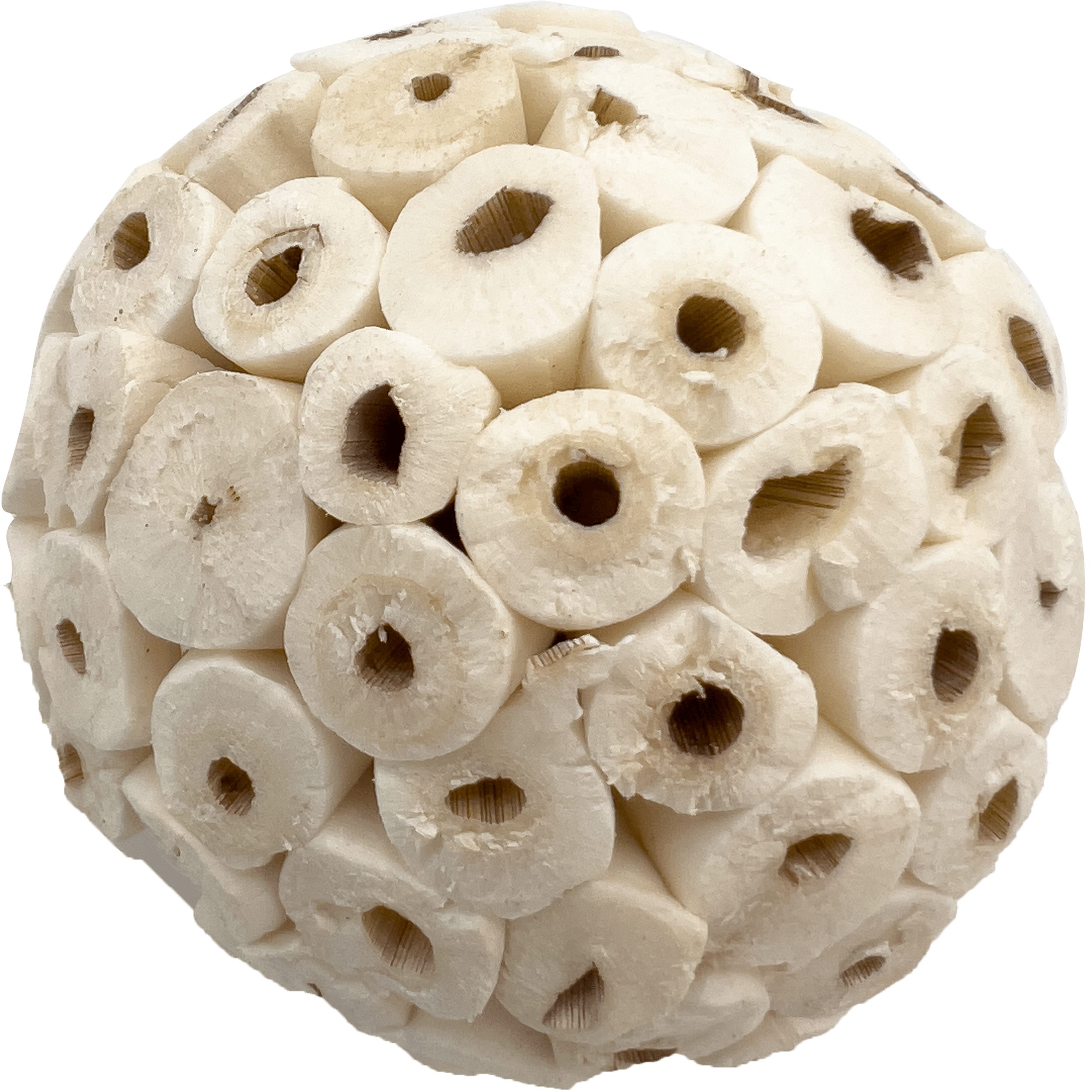 5106 Pk12 Small Sola Bird Balls MandM Bird Toys Natural Material Shredding