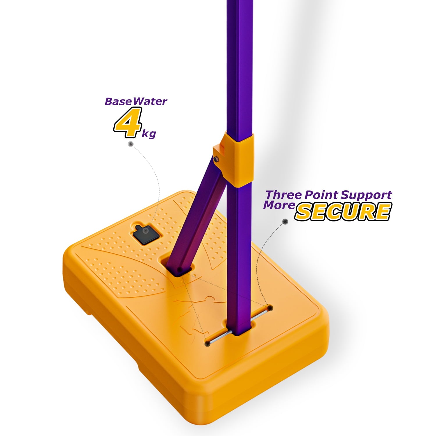 Basketball Hoop for Kids， 3.1 FT-5.3 FT Height Adjustable Basketball Set， Indoor and Outdoor Toys for Boys and Girls， With Ball and Pump