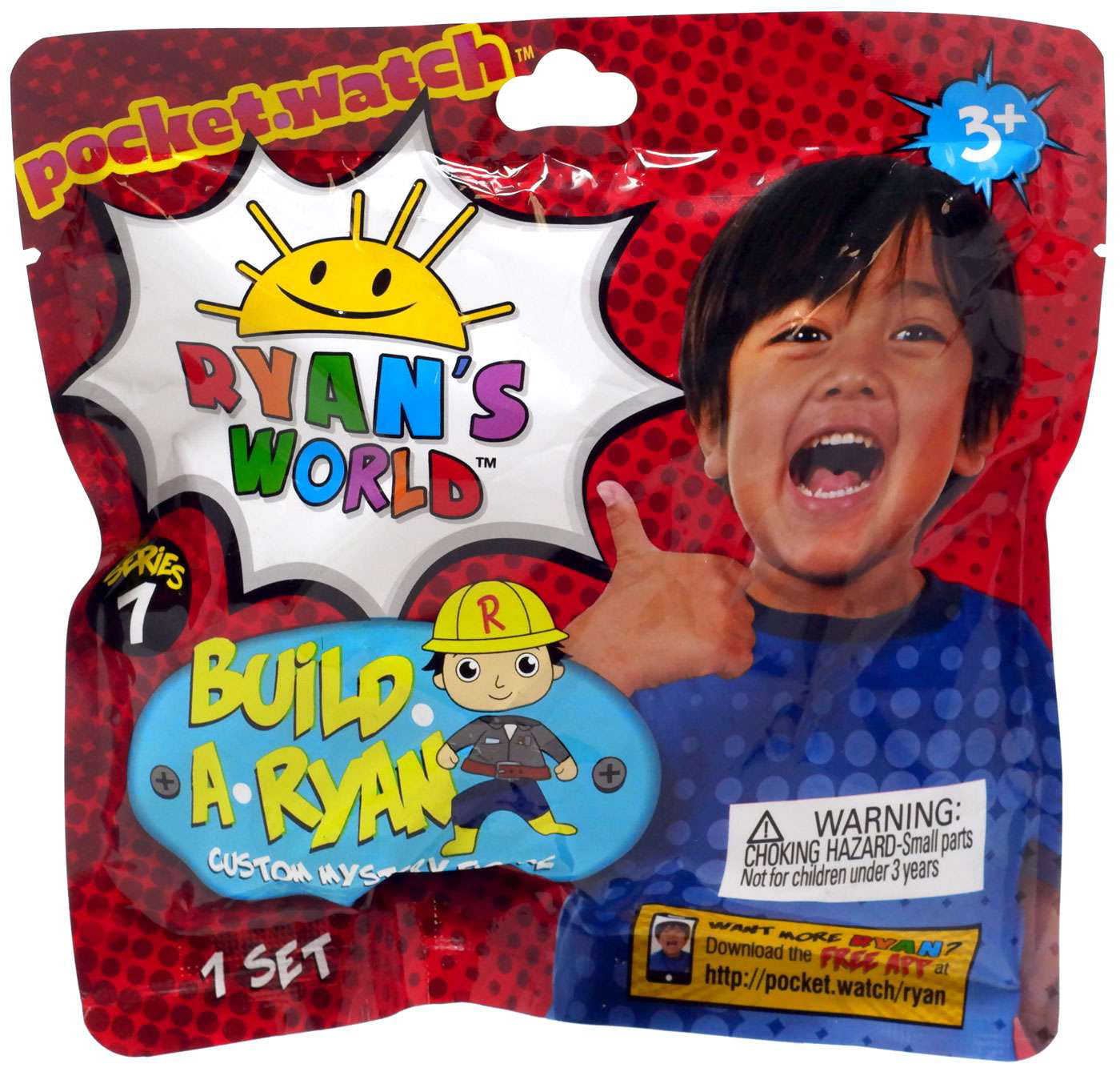 Ryan's World Series 1 Build a Ryan Custom Mystery Figure Mystery Pack