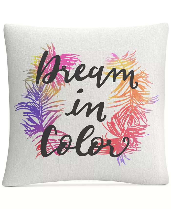 Baldwin ABC Dream In Color Decorative Pillow， 16