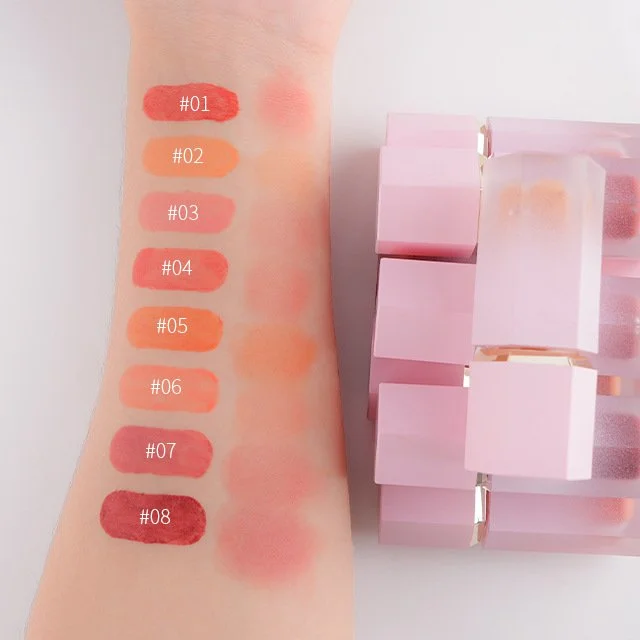 8 Colors Soft Cream Blush Makeup Liquid Blush
