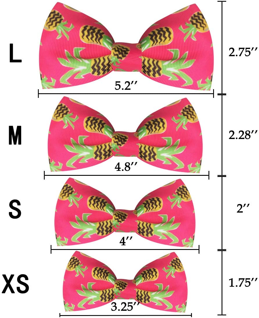 azuza Dog Collar with Bow Soft and Comfy Bowtie Dog Collar for Small Medium Large Dogs