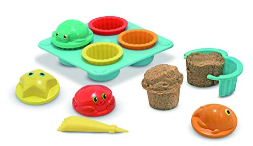 Melissa & Doug Seaside Sidekicks Sand Cupcake Set