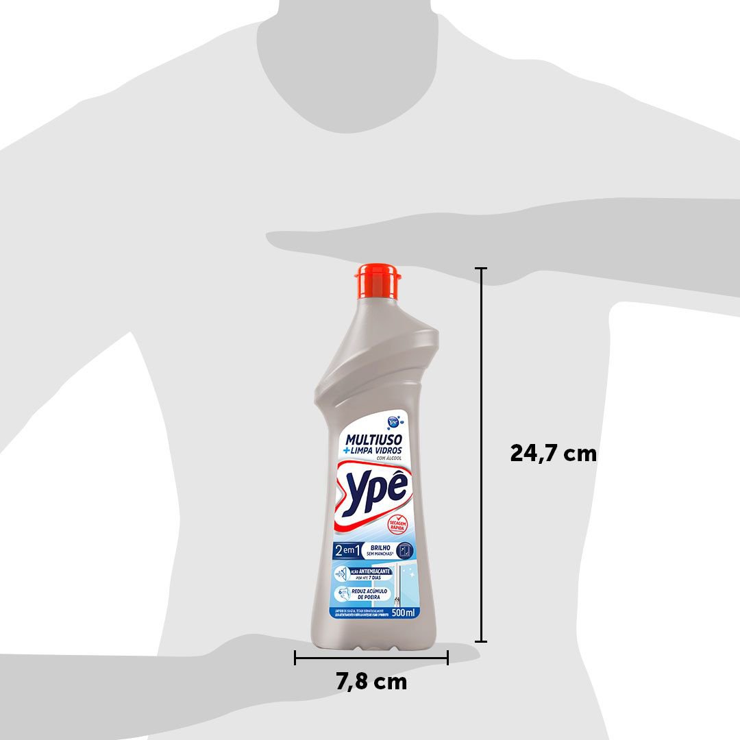 Limpador Multiuso Ype com Alcool 500ml