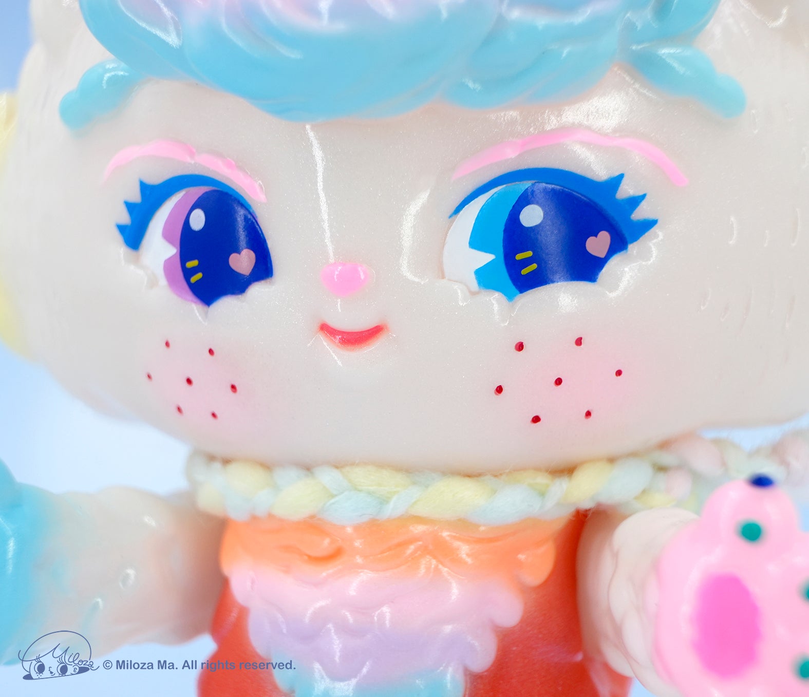 Rainbow Pearl Cat by Miloza Ma