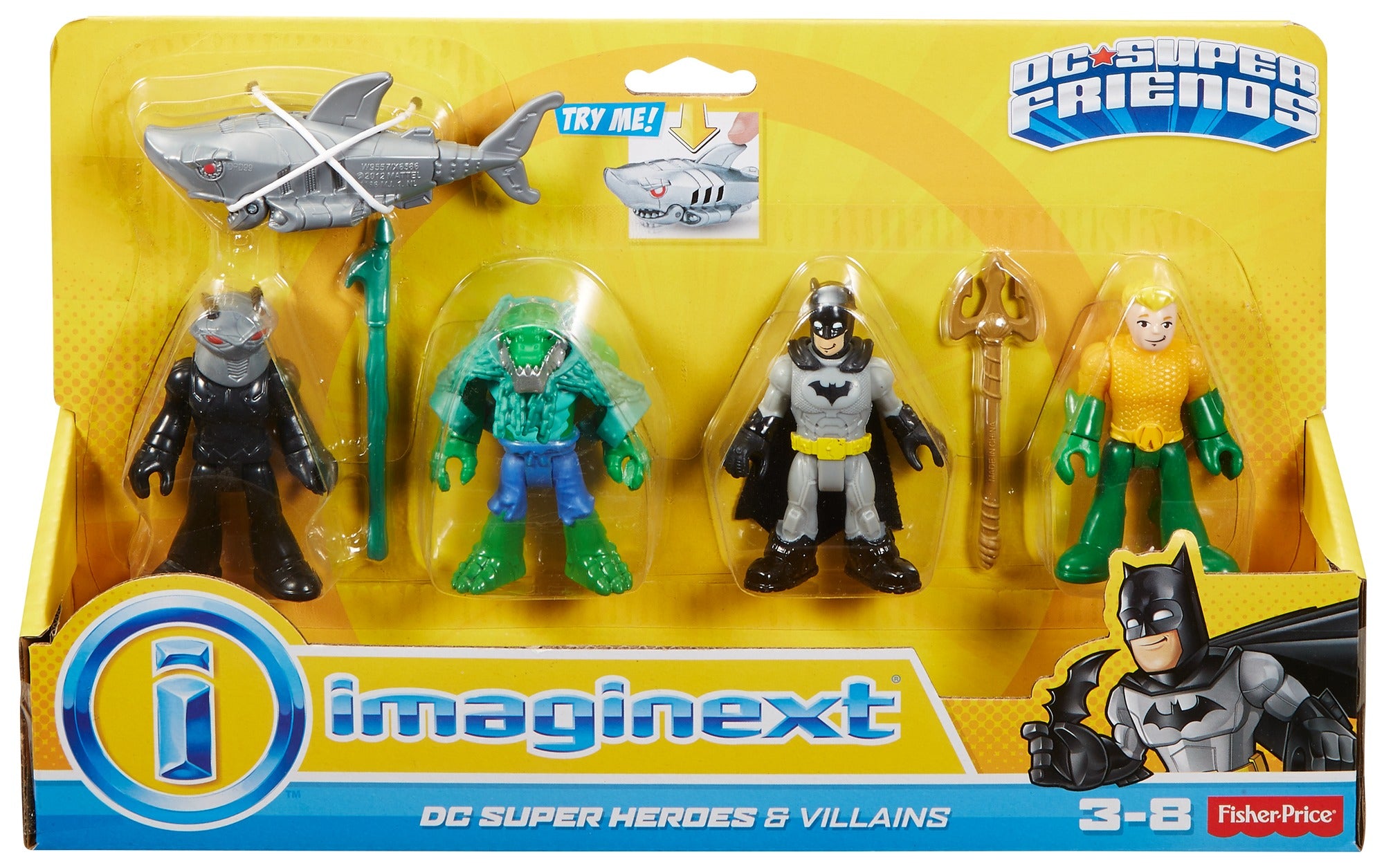 Imaginext DC Super Friends Heroes and Villians Figure Pack
