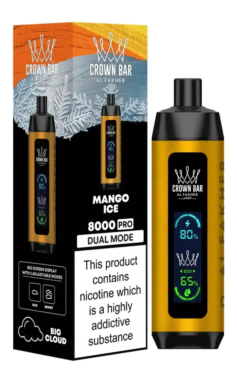 Al Fakher Crown Bar Pro 8000 Disposable