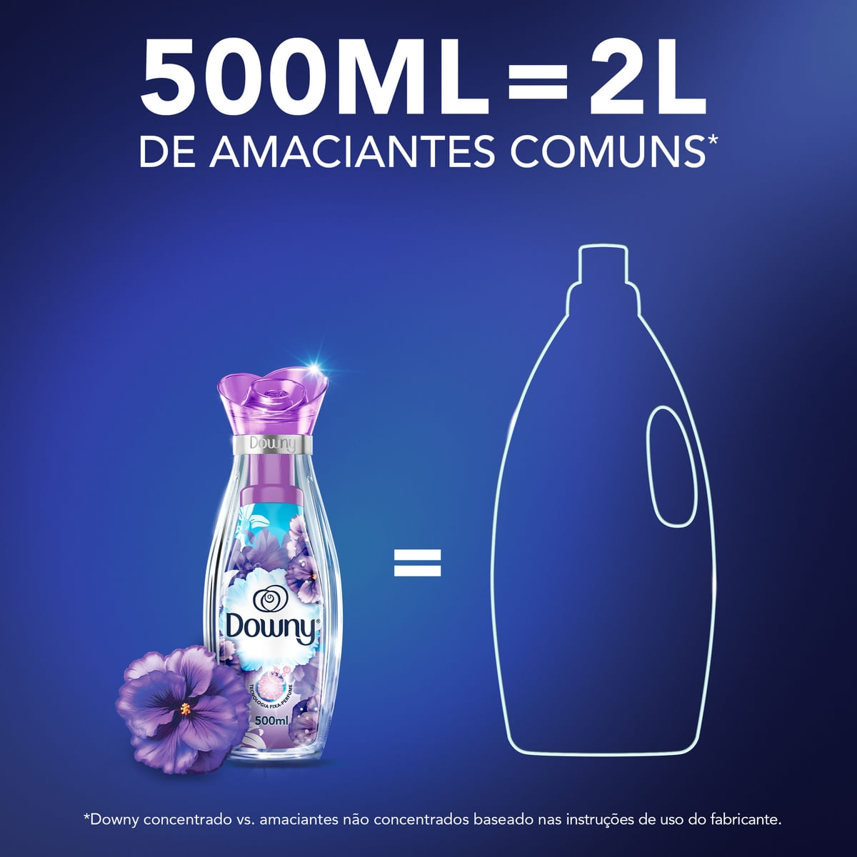 Amaciante Downy Concentrado Lirios do Campo 500 ml