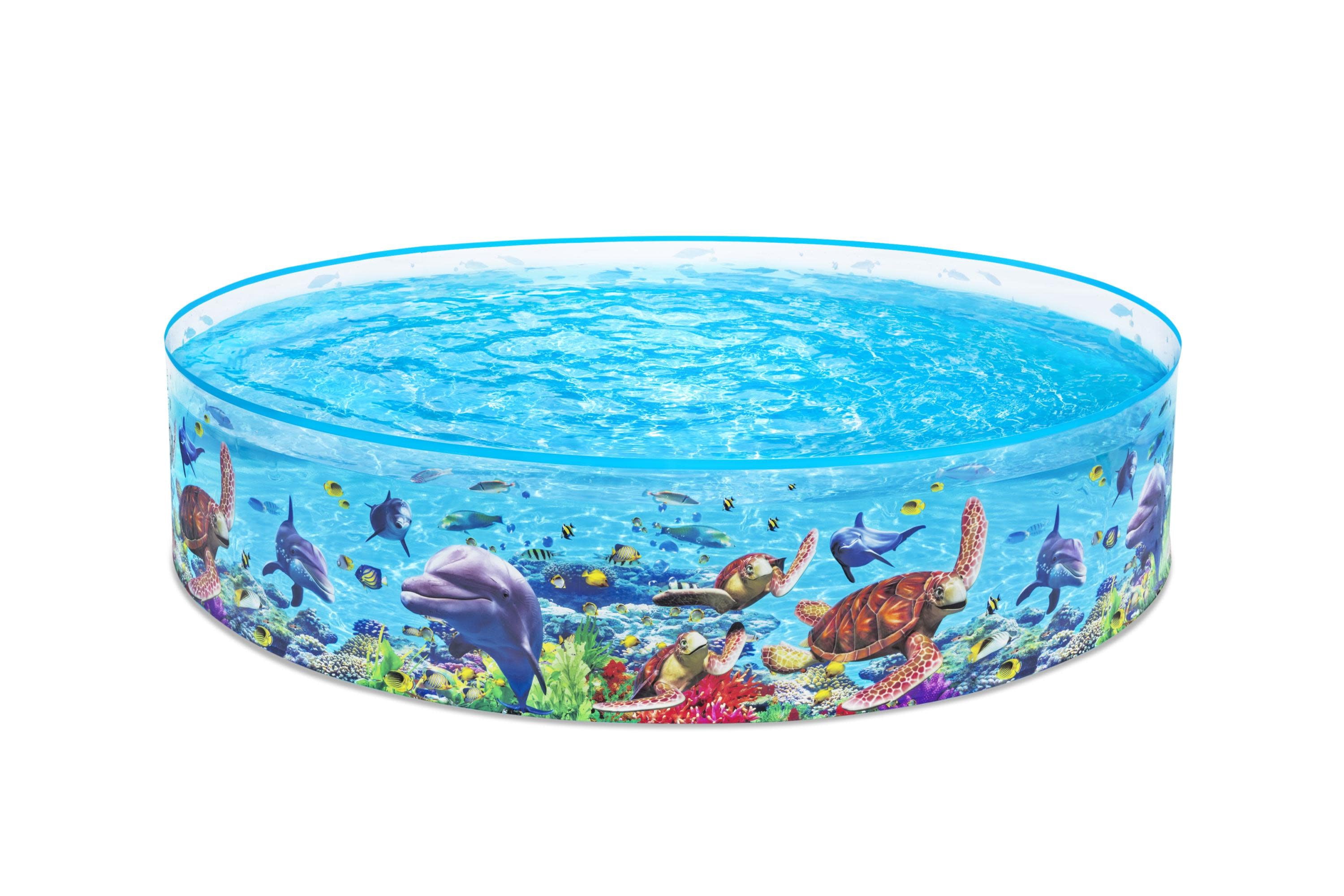 Play Day Round Kiddie Pool 6' x 15