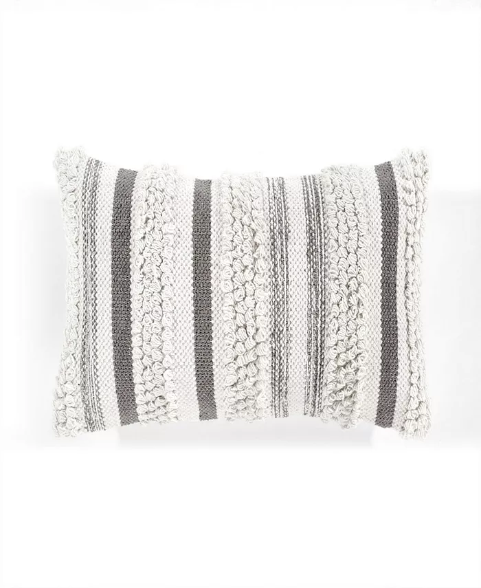 Lush Dandeacutecor Lush Decor Bria Stripe Decorative Single Pillow Cover， 13