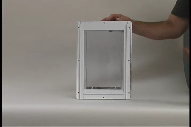 Ideal Pet Products Screen Guard Dog Door， White， X-Large， 1.25