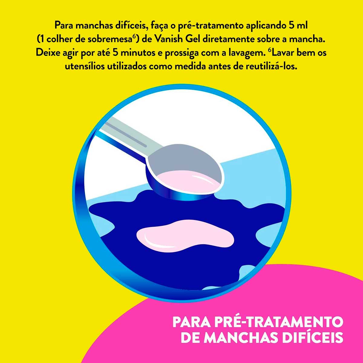 Tira Manchas Vanish Liquido Multiuso para roupas coloridas Refil Economico 500ml