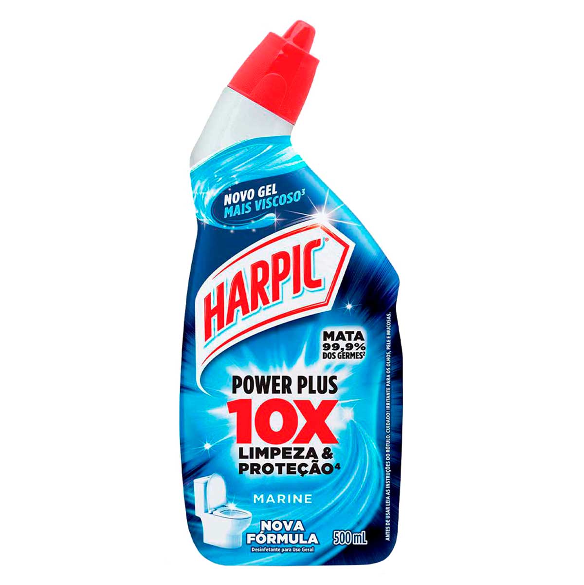 Desinfetante Sanitario Liquido Harpic Power Plus Marine 500ml