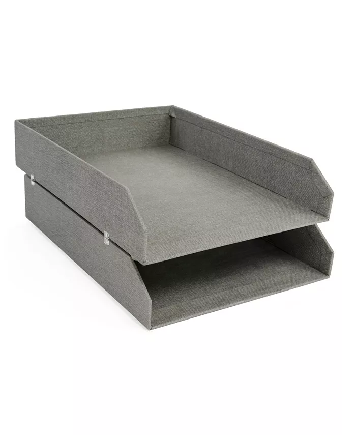 Bigso Box of Sweden Hakan Letter Tray， Set of 2