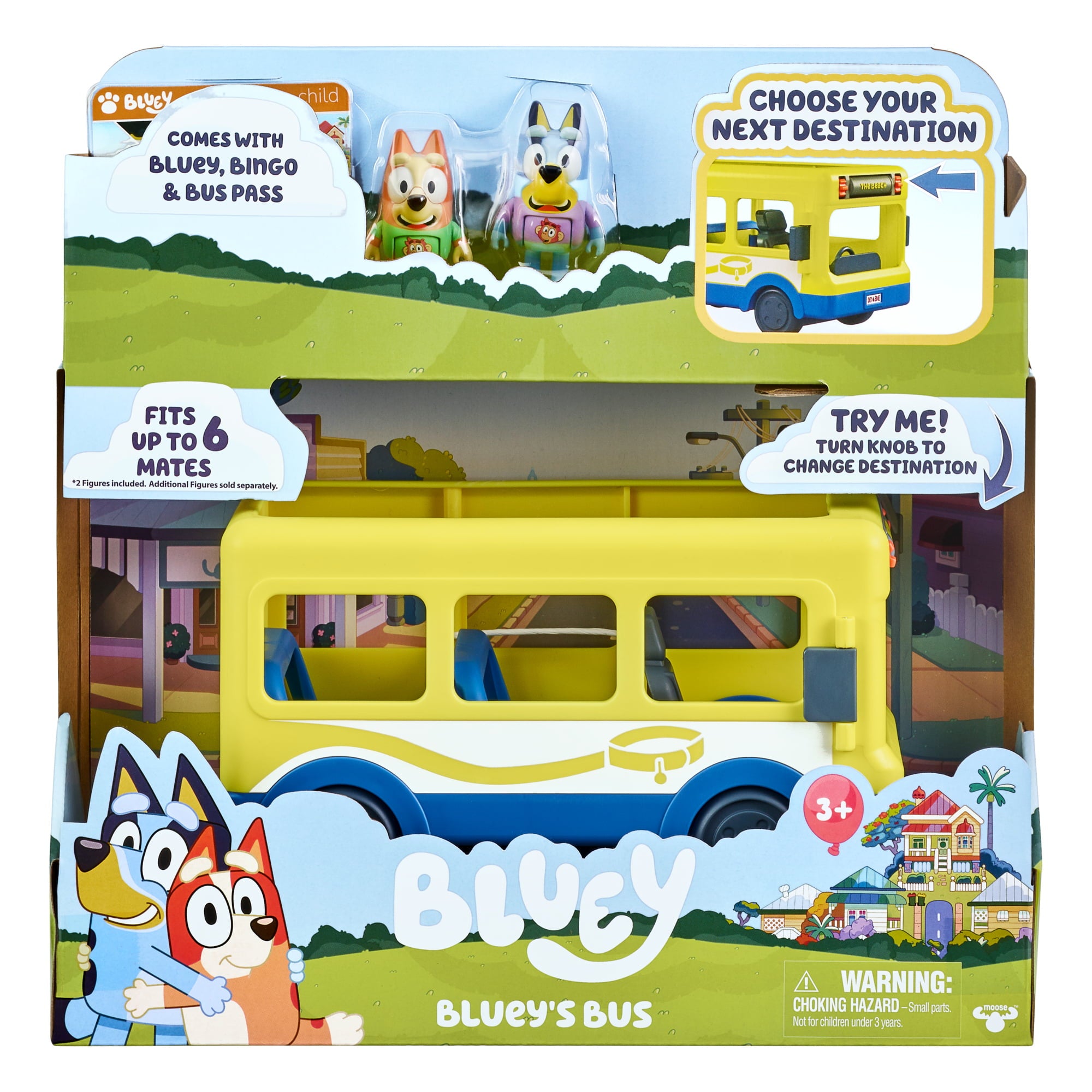 Bluey， Adventure Bus， Bus Vehicle Bluey and Bingo 2.5-3