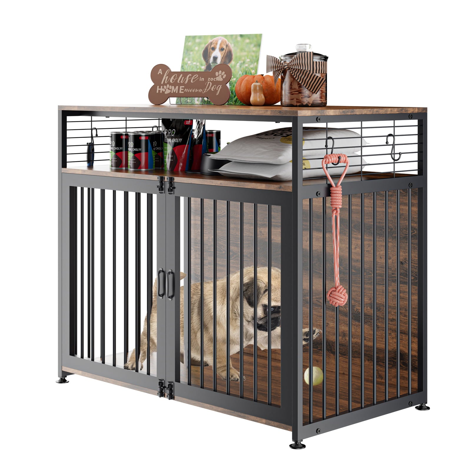 NAIZEA Furniture Dog Crate ，41