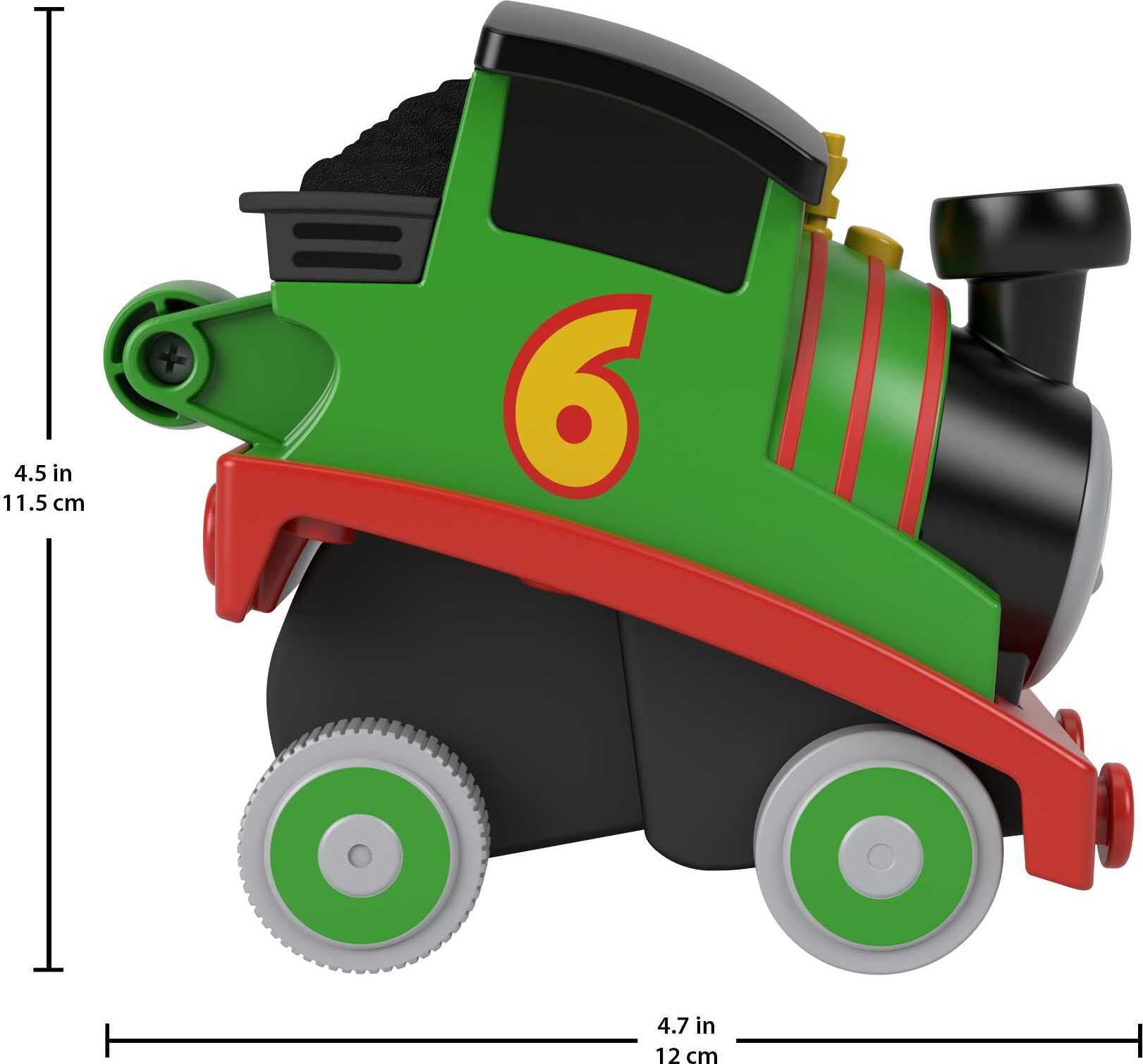 Thomas and Friends Press n’ Go Stunt Percy Train Engine Racing Vehicle