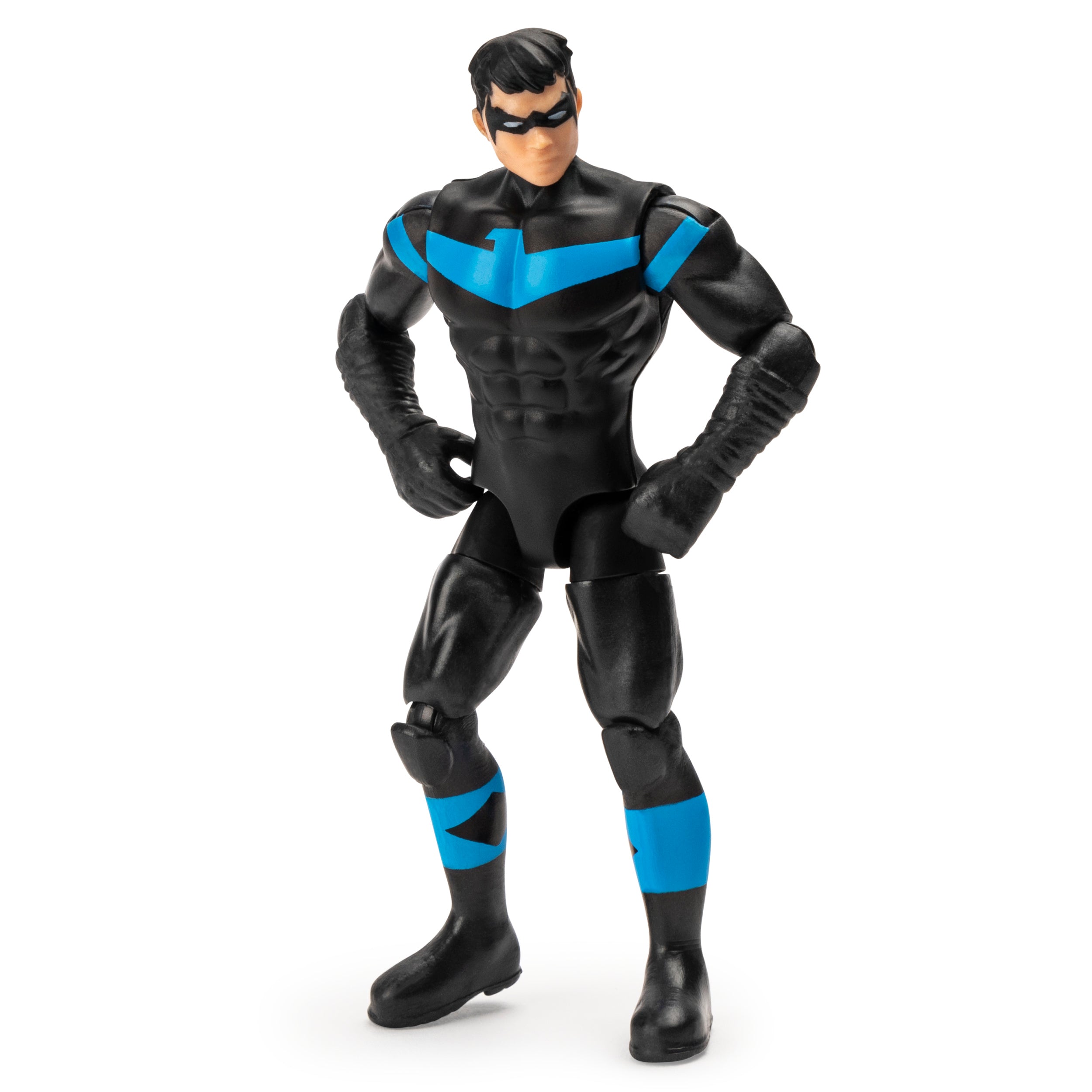 Batman 4-Inch Nightwing Action Figure with 3 Mystery Accessories， Mission 1