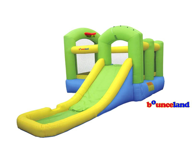 Bounceland Bounce House - Bounce 'N Splash Island Wet or Dry with blower