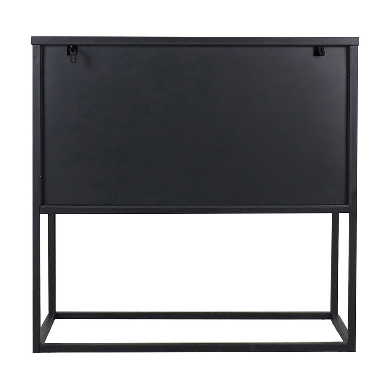 NEWTON 2 Door Sideboard 82cm - Black