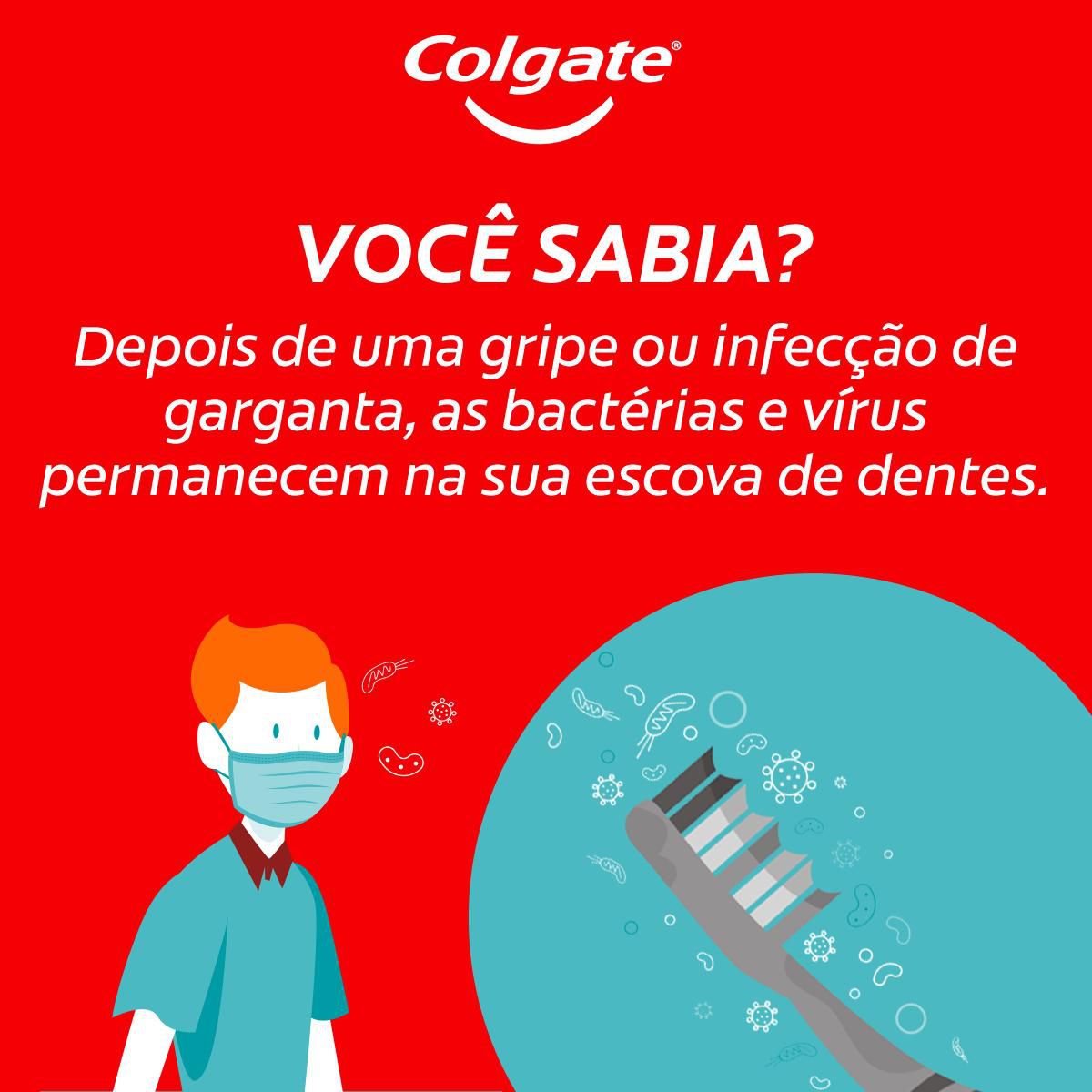 Escova de Dente Colgate Slim Soft Advanced 3 unid