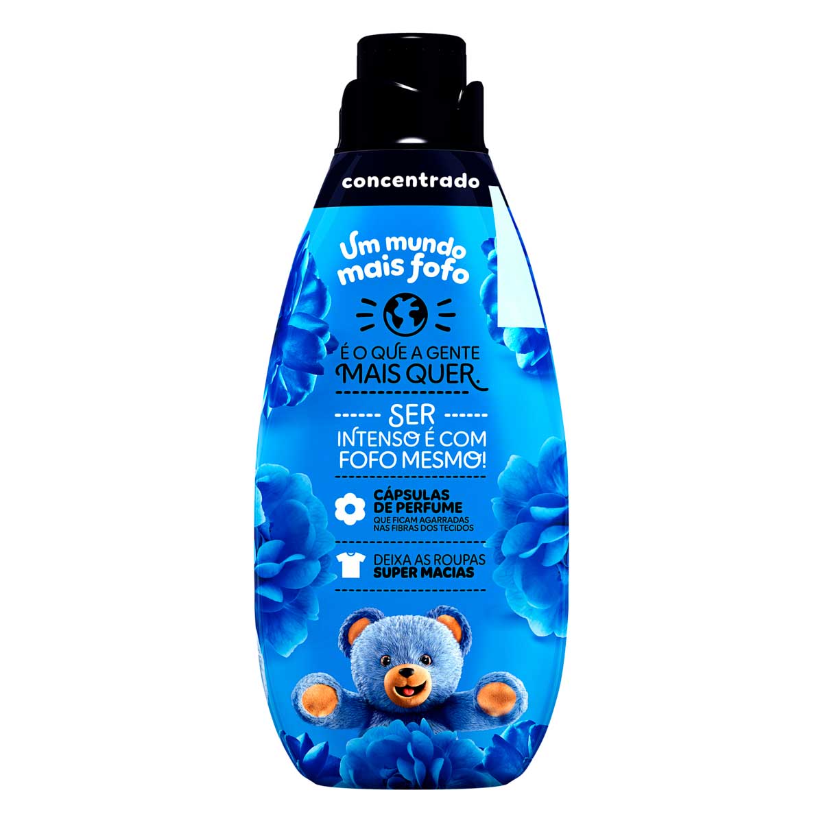 Amaciante de Roupa Concentrado Azul Tudao Fofo Frasco 1l