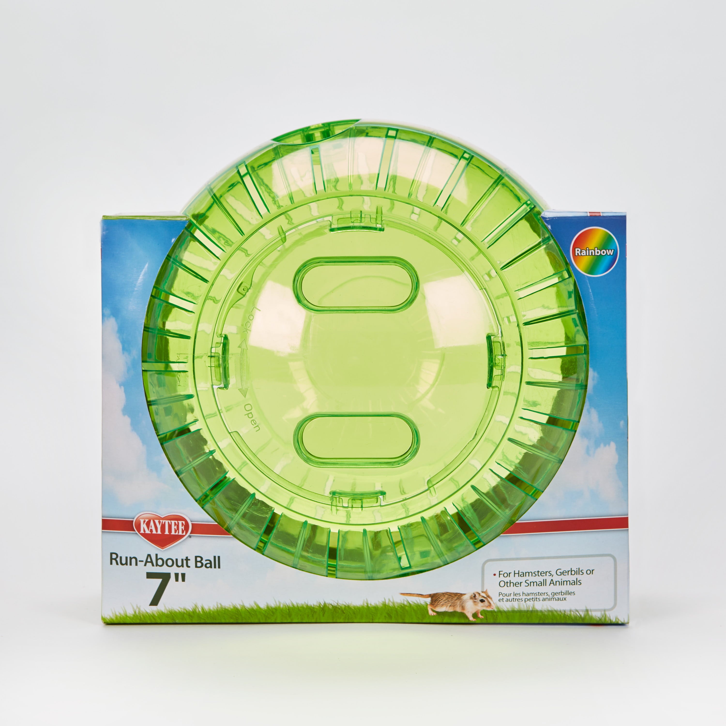 Kaytee Run-About Ball Rainbow 7 Inches