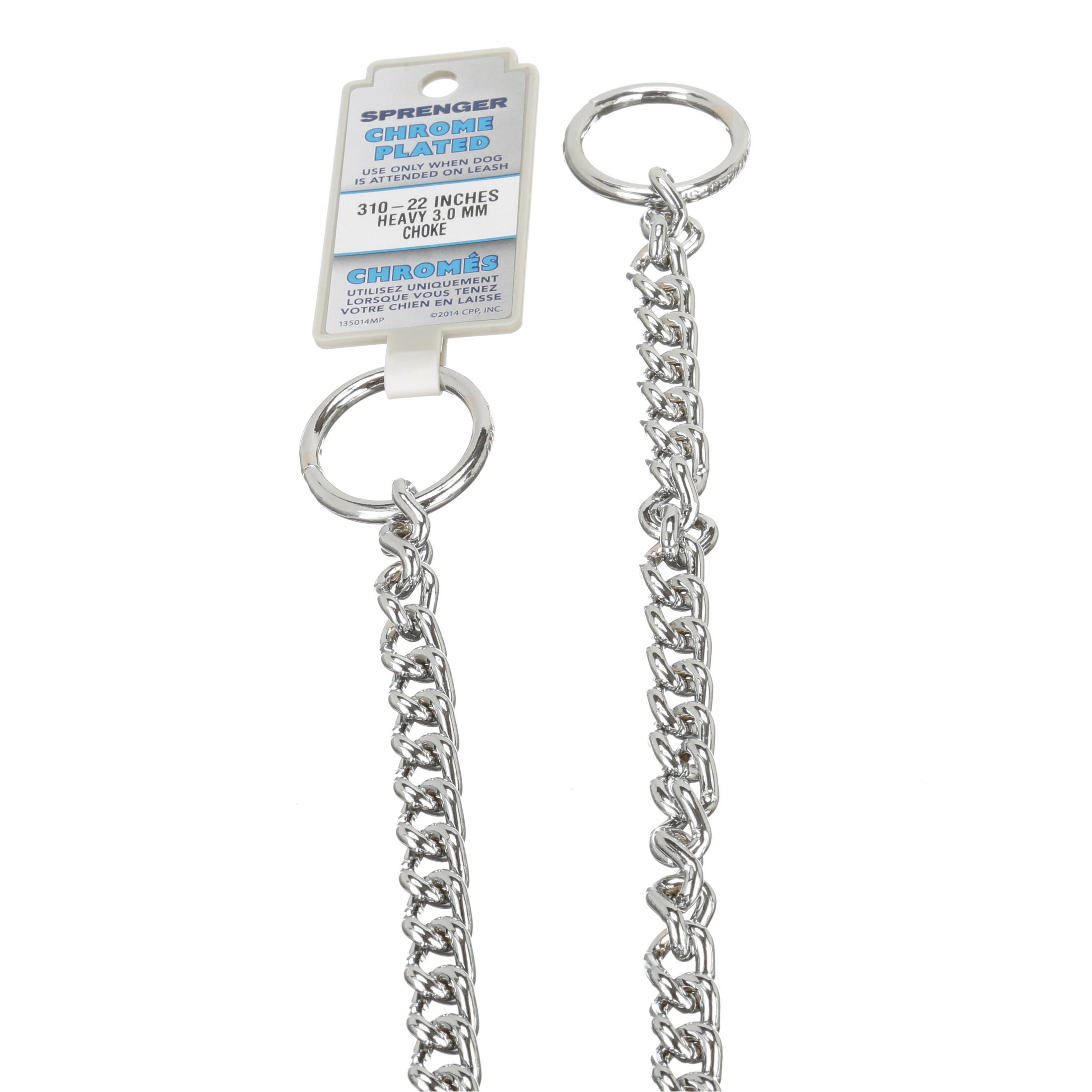 Herm Sprenger Dog Chain Training Collar， 3.0 mm x 22