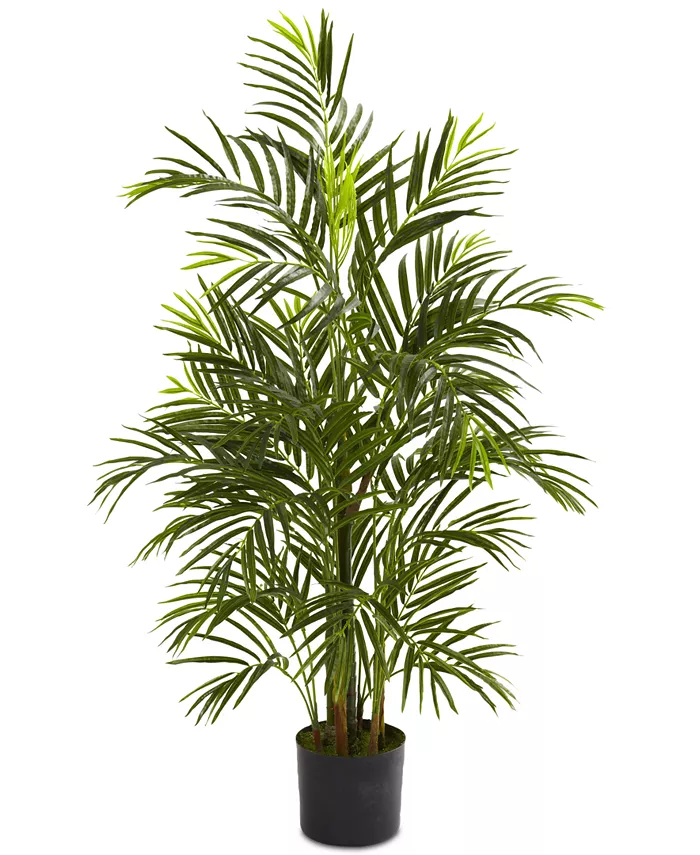 Nearly Natural 3.5' Artificial Areca Palm UV-Resistant Indoor Outdoor Tree