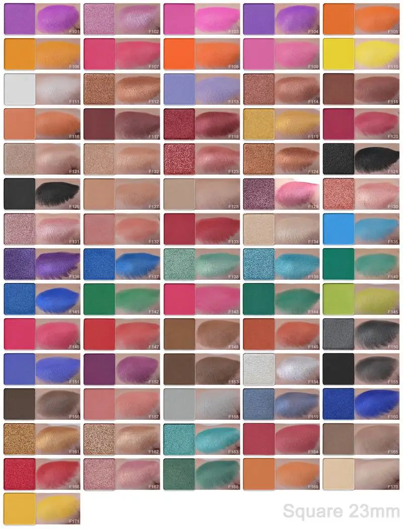 DIY Vegan Makeup Cosmetics High Pigment Eyeshadow Palette