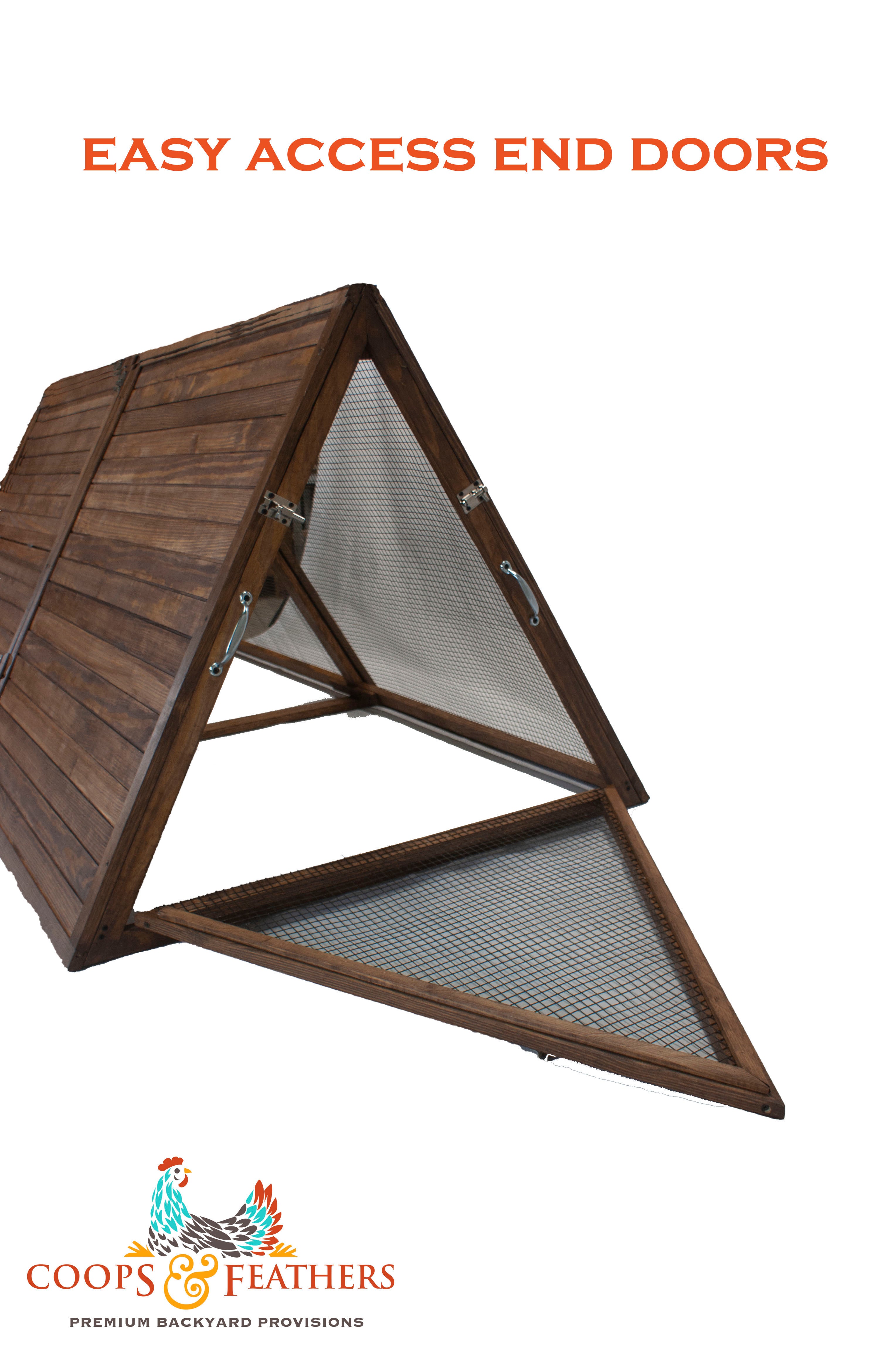 Coops and Feathers Chicken Tractor-Mobile