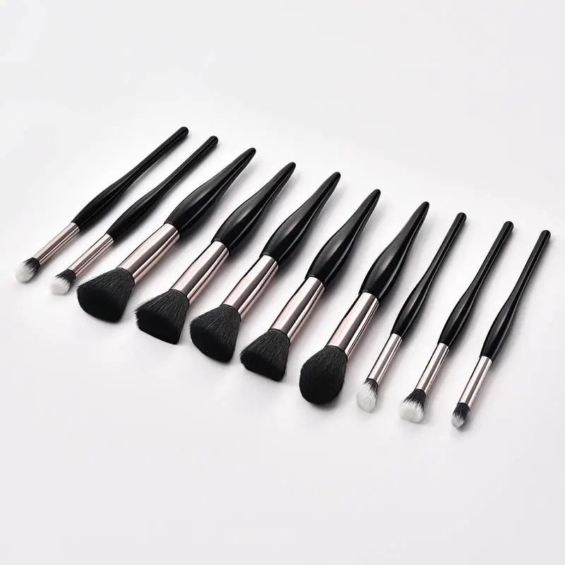 Custom Private Label 10 pcs Makeup Brush Set