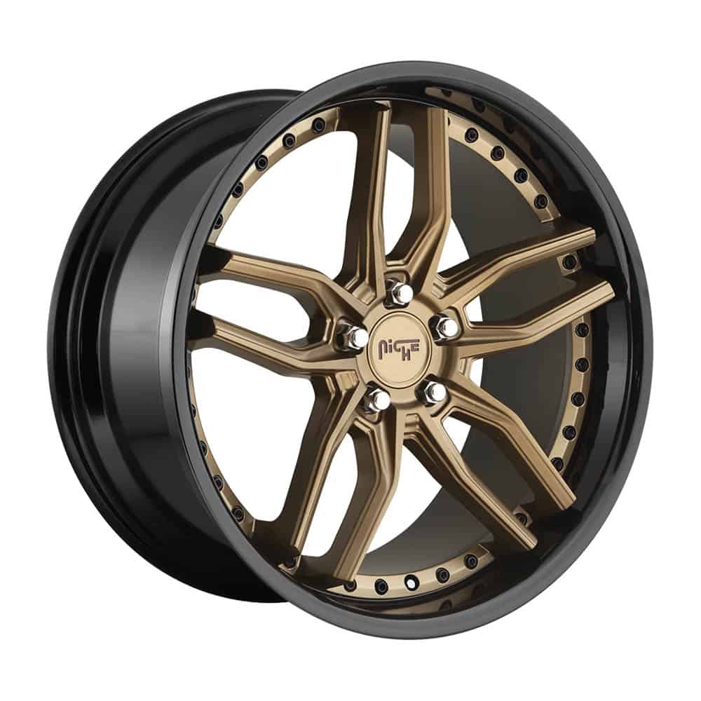 Niche 1PC M195 METHOS M195 20X9 5X112 MT-BRNZ-BBR 27MM