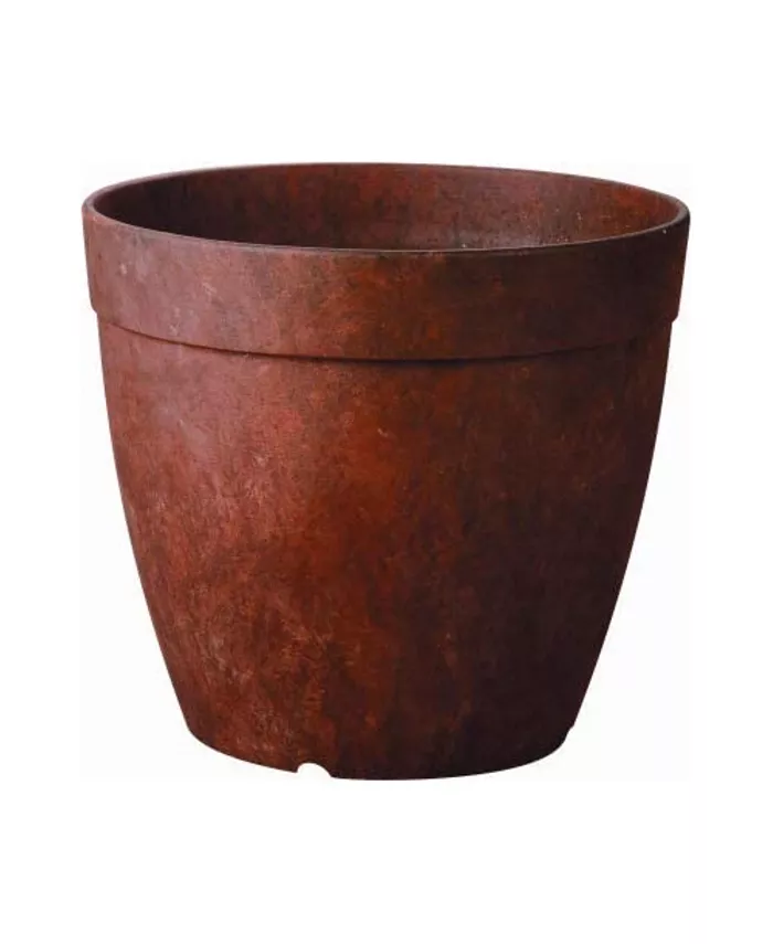 Novelty ArtStone (246462) Round Dolce Planter， Rust 12