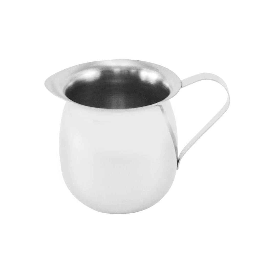 Creamer Bell Shape Stainless Steel 10 Oz. Stainless Steel， Silver