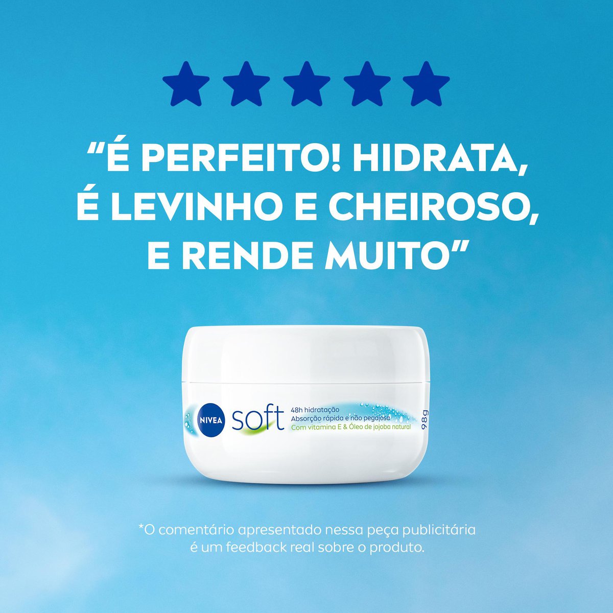 Creme Hidratante NIVEA Soft 97g
