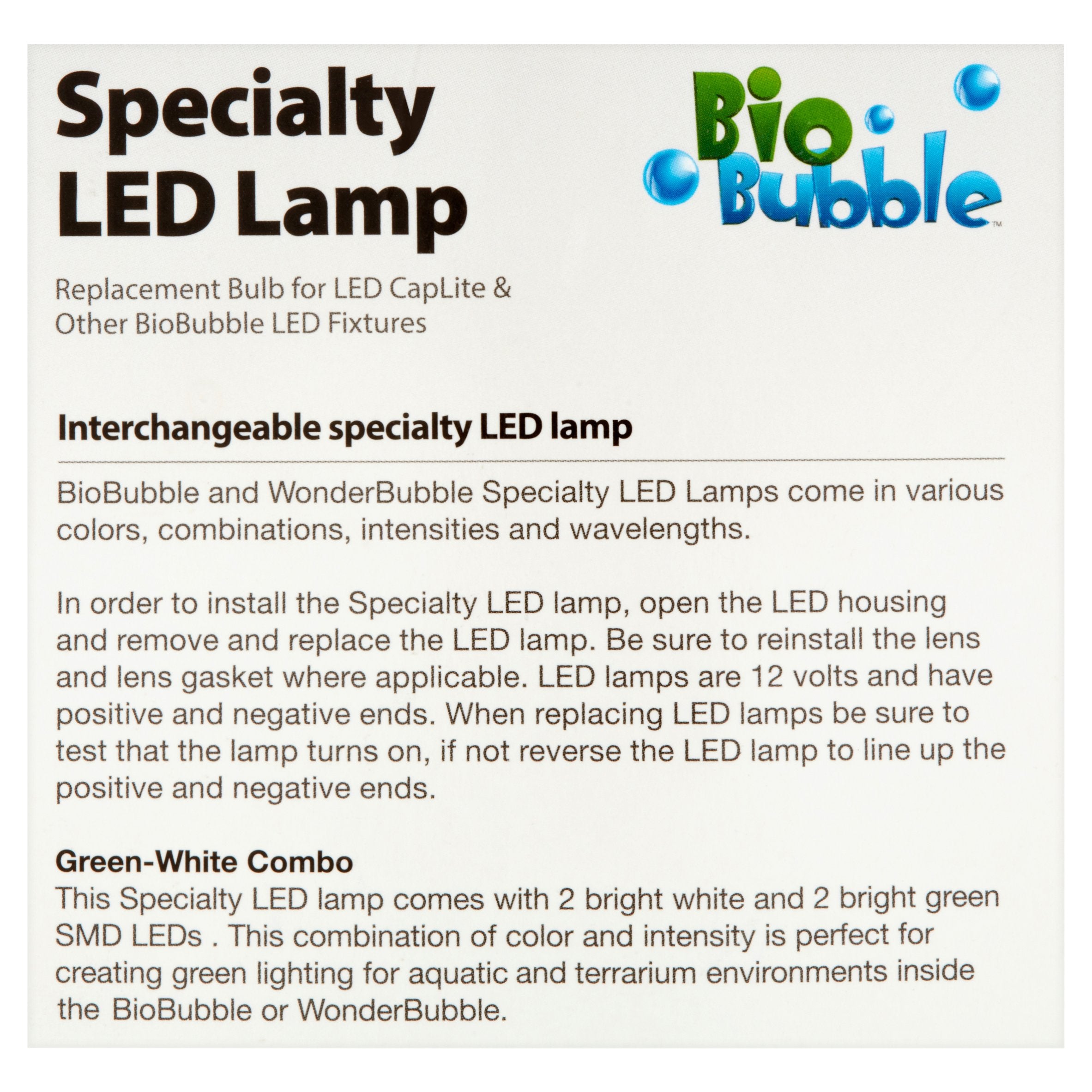 Bio Bubble Green Specialty LED Lamp