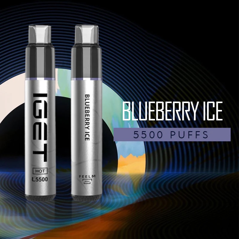 IGET Hot Blueberry Ice – 5500 Puffs