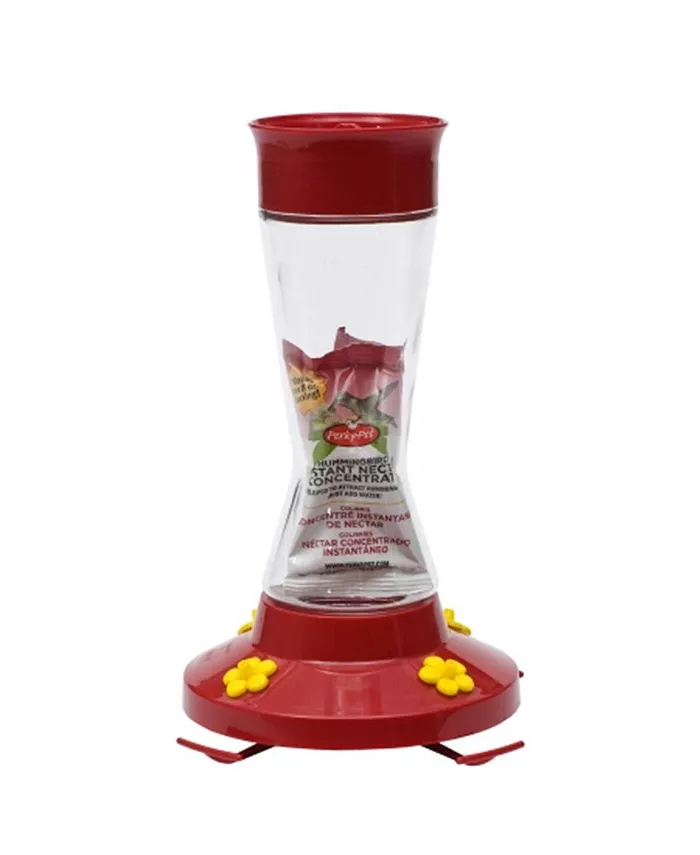 WoodStream 210PB 16 Oz Clear Glass Hummingbird Feeder