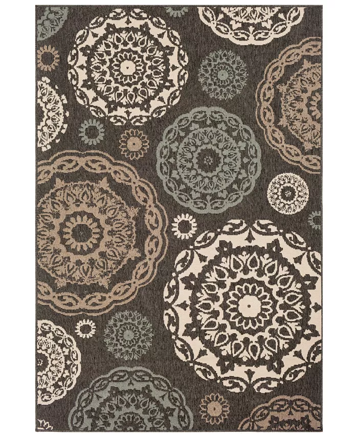 Surya Alfresco ALF-9668 Black 5'3