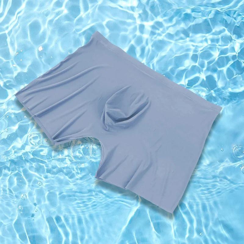 Kit com 3 Cuecas Boxers Antiodor e Antibacterianas Ice Man™ em Seda Gelo / As campeãs em Frescor, Elasticidade e Conforto!