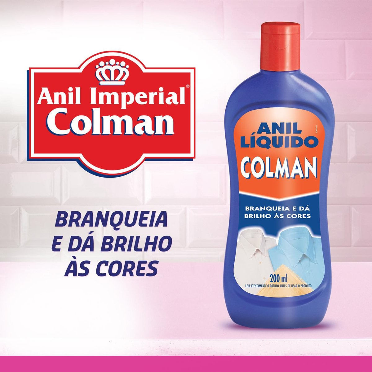Branqueador Anil Liquido Colman 200ml