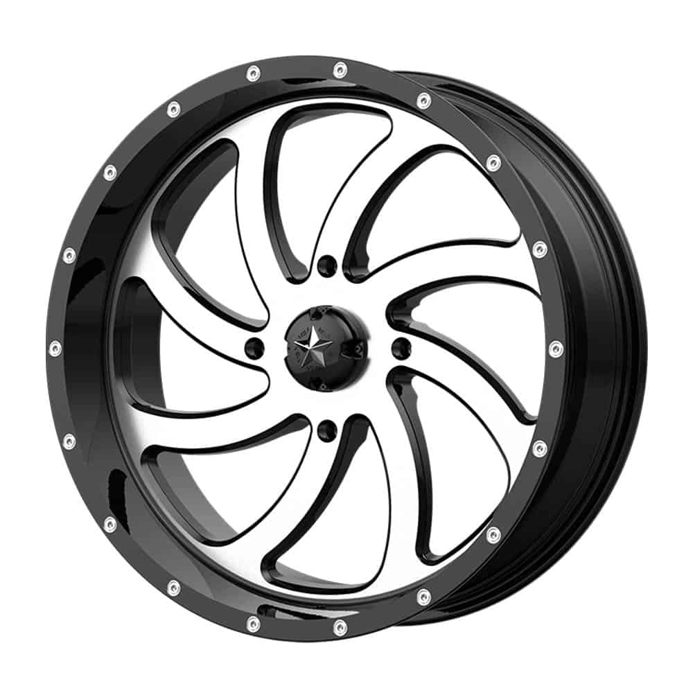 MSA Offroad Wheels M36 SWITCH MA36 22X7 4X137 MACH G-BLK 00MM