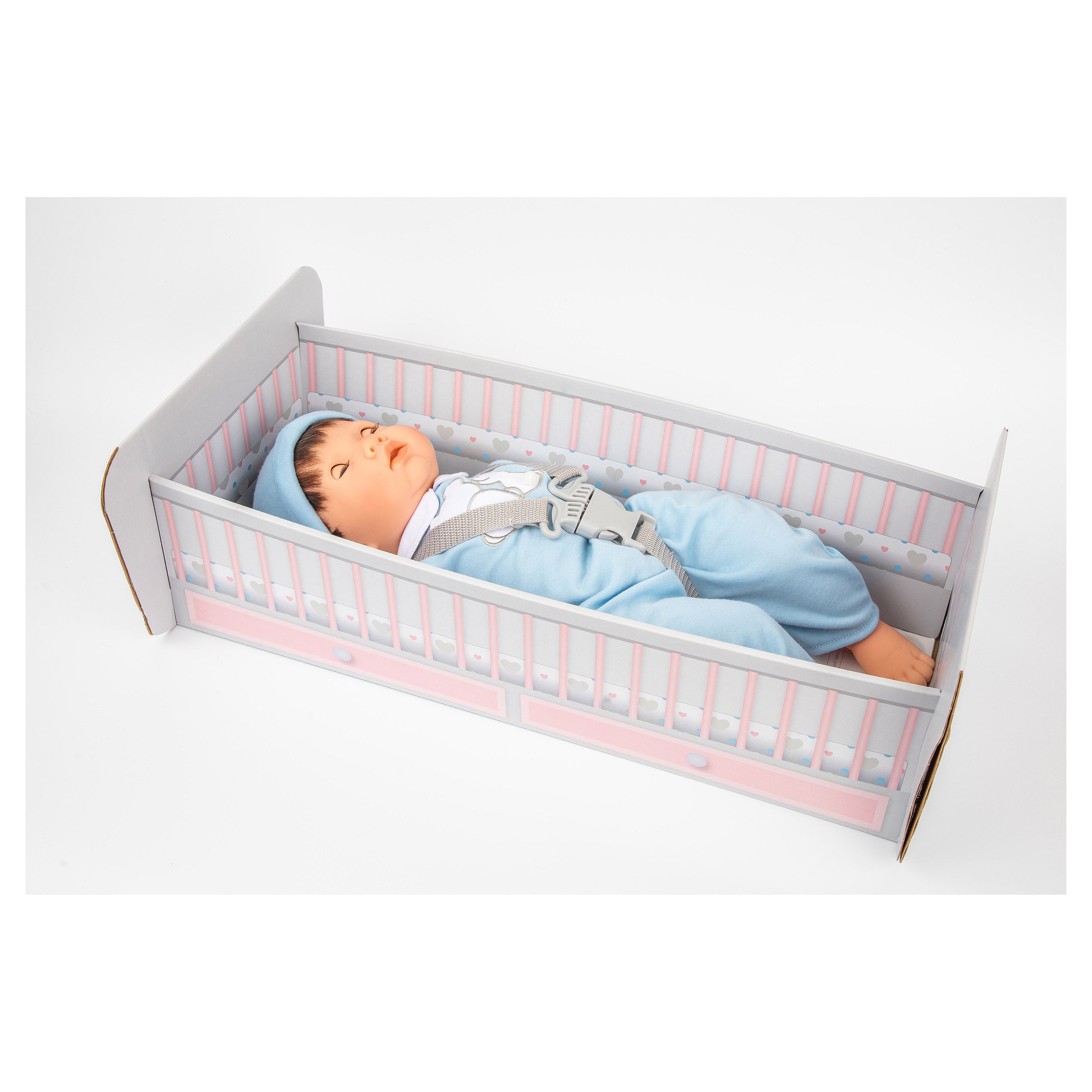 Tiny Treasures Toy Baby Doll in Gift Box - Brown Hair