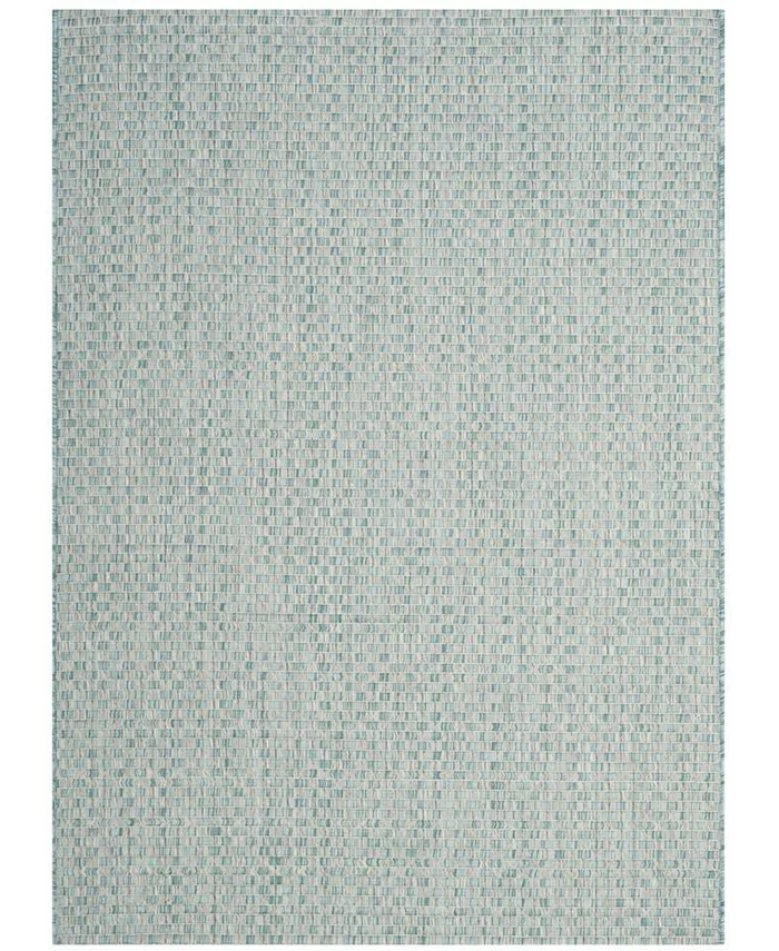 Safavieh Courtyard Light Blue and Light Gray 6'7