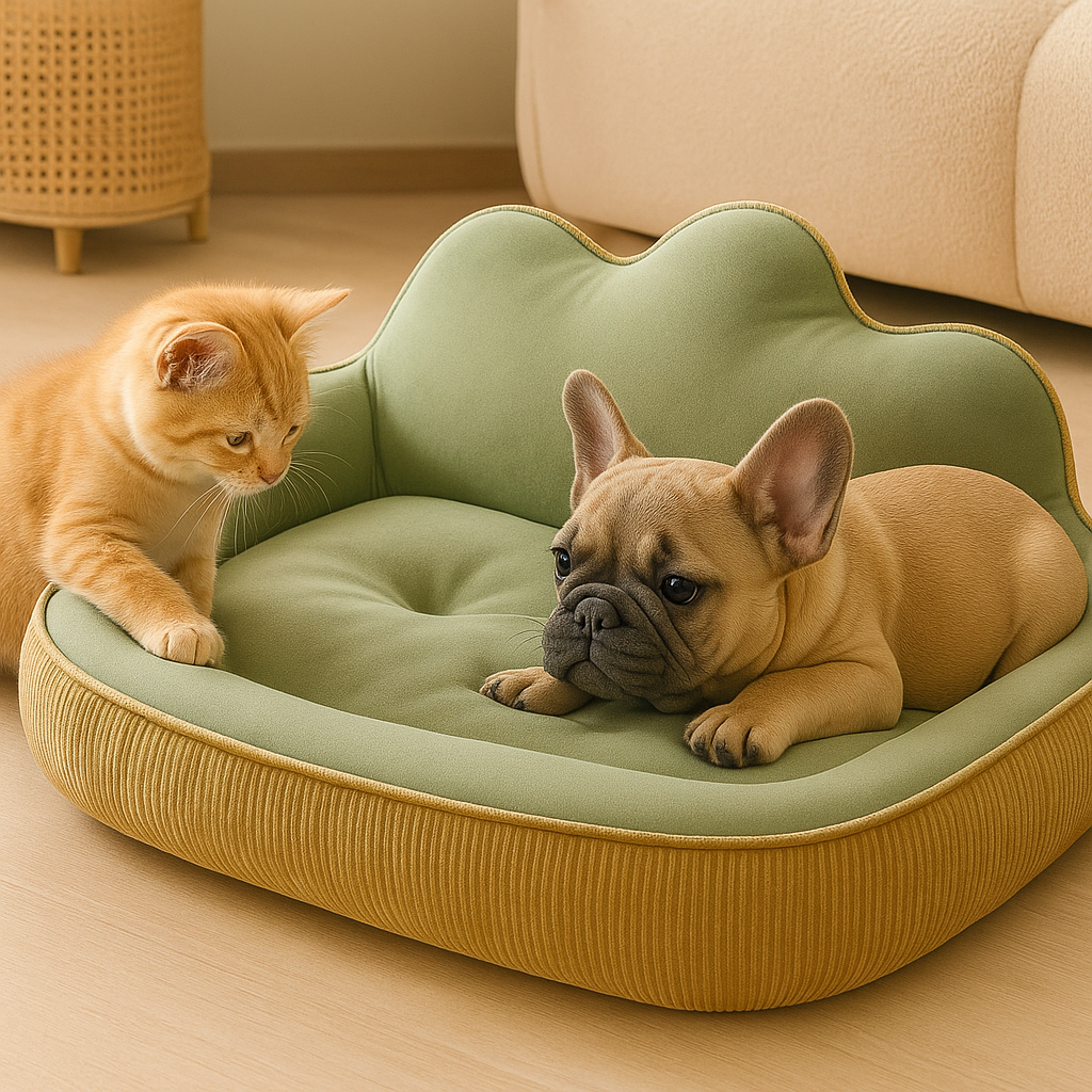 Orthopedic Dog Bed | Washable Anti-Slip Velvet Bed for Small & Large Pets