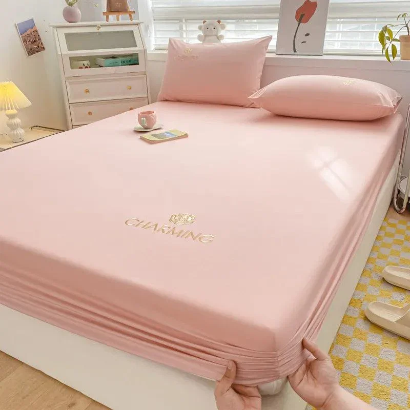 Jogo de Cama CharmeSoberano™ 600 Fios - Algodão Egípcio e Elegância Noturna!