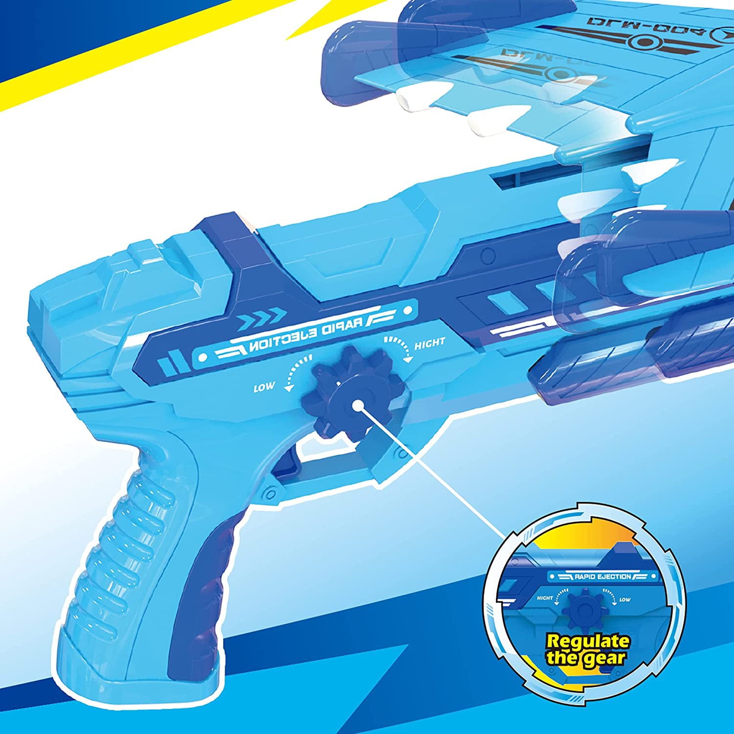 SUNPIN Airplane Toy Outdoor Toy for Kids， 4 5 6 7 8 Years Old Boy Birthday Gift-Blue