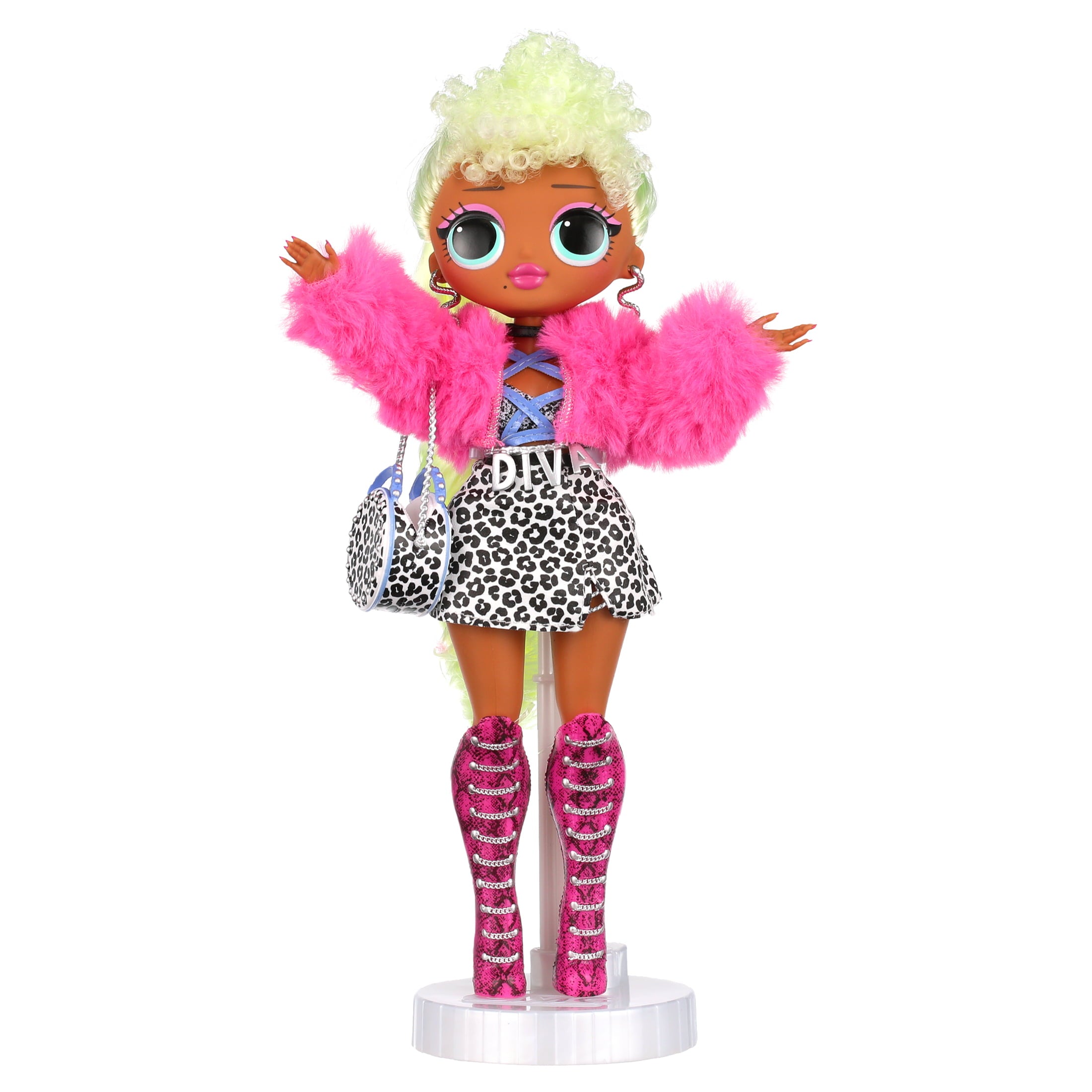 L.O.L Surprise! OMG Lady Diva Fashion Doll Playset, 6 Pieces
