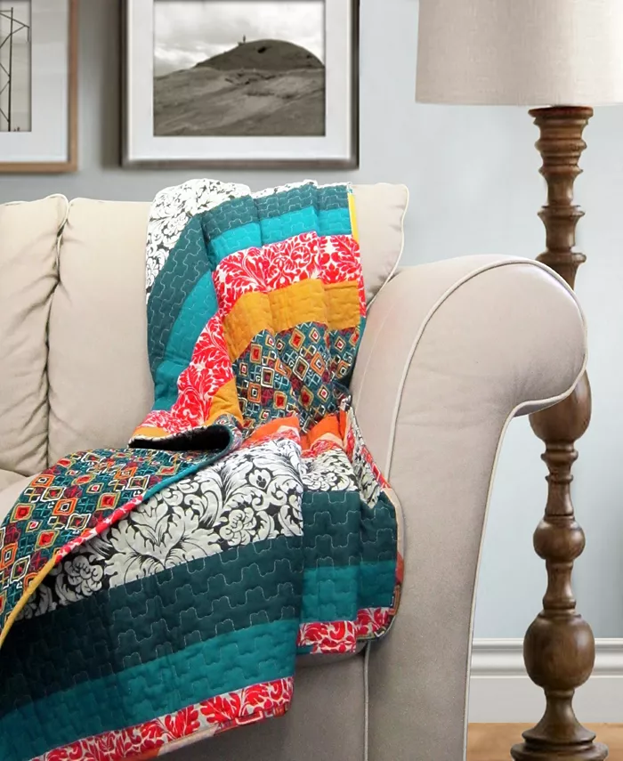 Lush Dandeacutecor Bohemian Stripe Throw